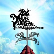 Флюгер «Золотая рыбка», большой 800мм