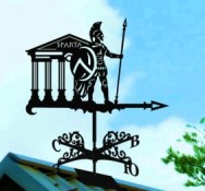 Флюгер «Спартанец», малый 600 мм